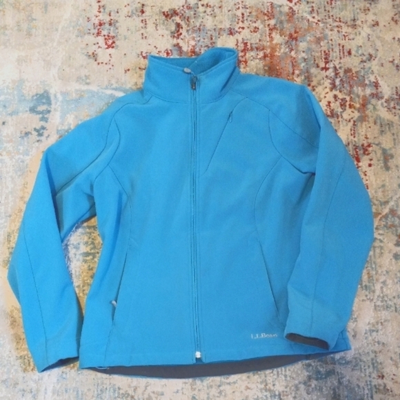 LL BEAN Women's Size MED. Polyester Full Zip Jacket. - Picture 1 of 7